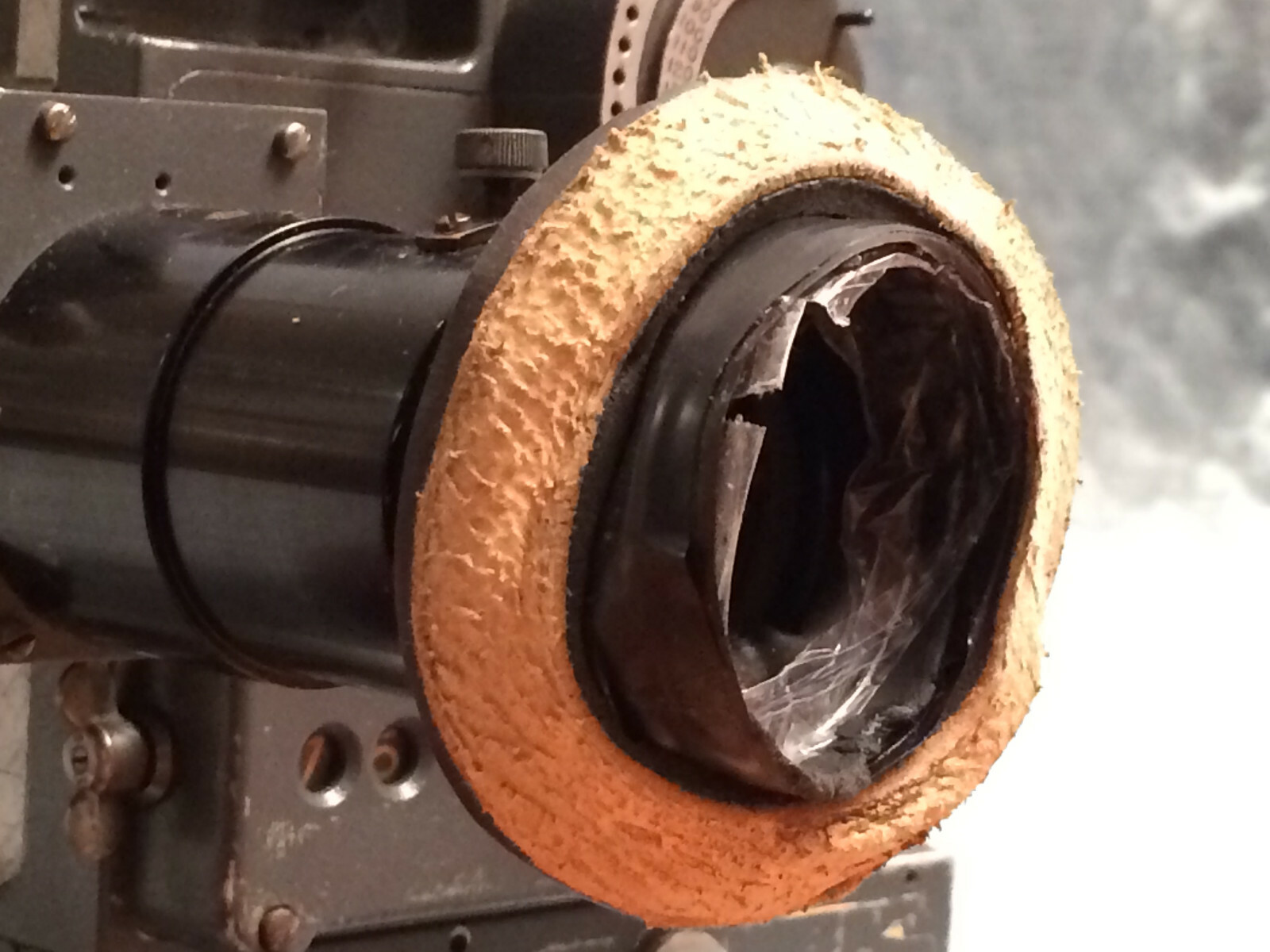RUBBER EYE-CUP for 35mm FRIES-MITCHELL “GC” MOVIE CAMERA VIEWFINDER, GC ARRI-35