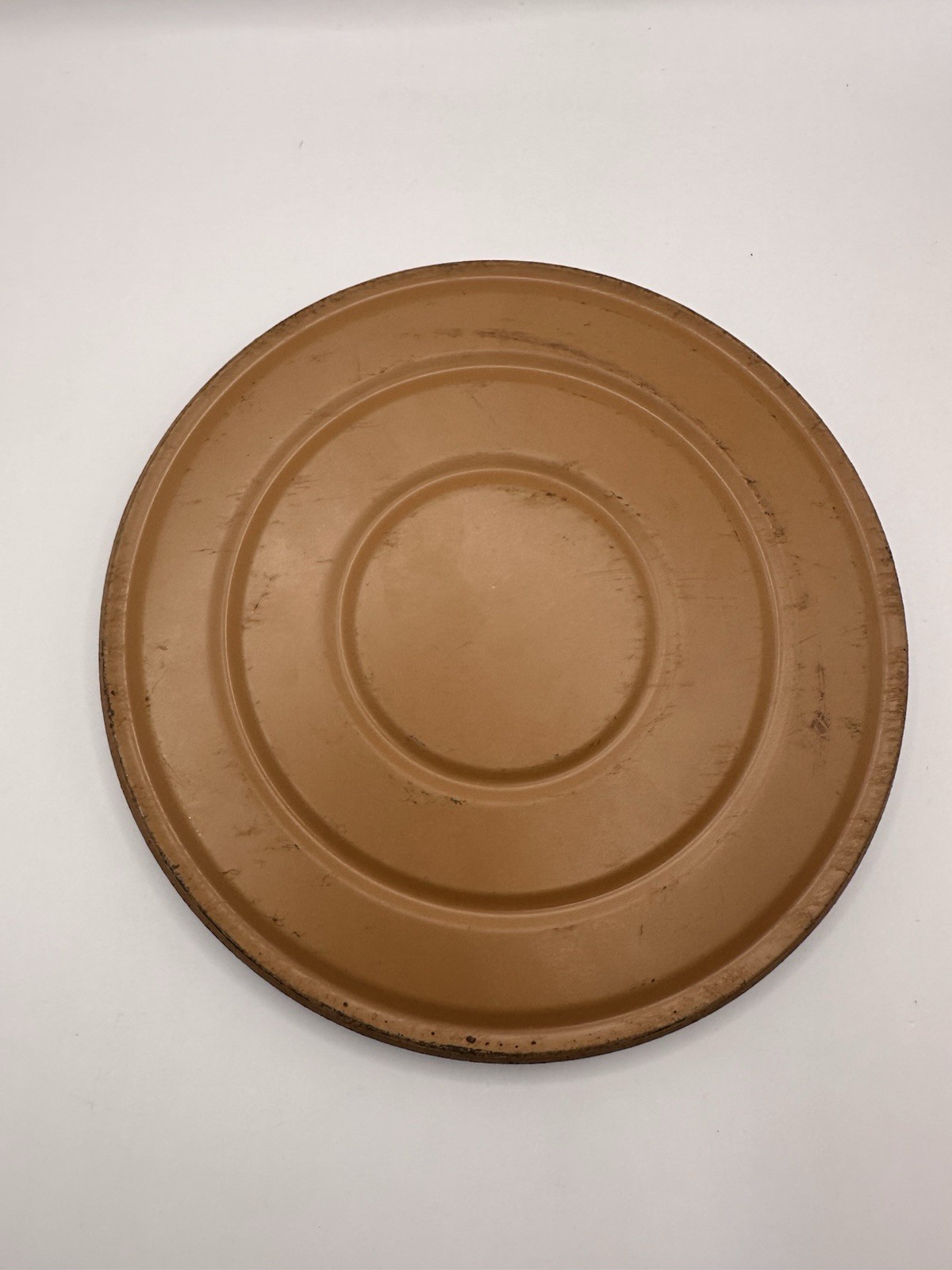 Vintage Harwood Empty 8mm Film Reel Can Faux Wood Flip Top Dual Take Up