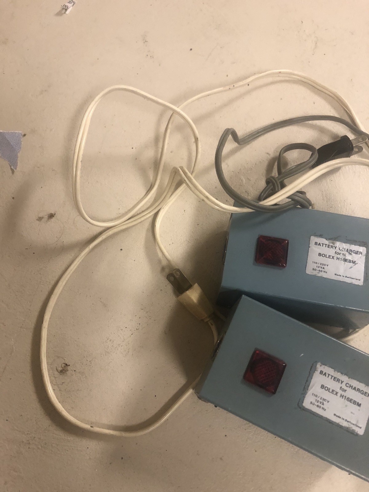 Bolex Charger Lot For Bolex H16 Reflex camera EBM camera As Is