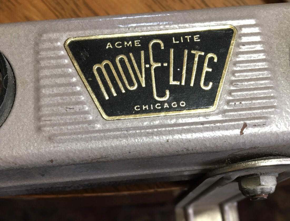 Vintage Acme MOV-E-LITE Bar ~ Movie, Theater, Photo Lite Works Approx. 14” Long