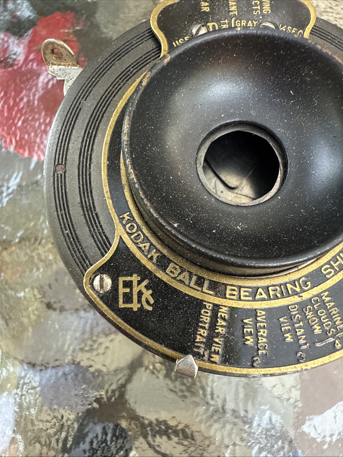 VTG Kodak Ball Bearing Shutter No.1 Autotime Dial Early 1900 Camera Part 2 1/4”