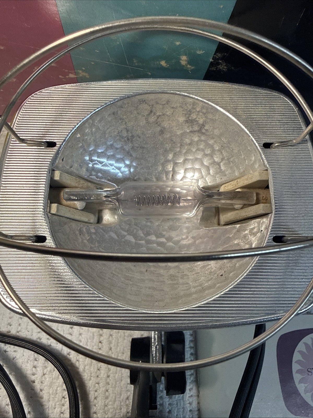 SYLVANIA SUN GUN II SG-55 Movie Lighting 1960s Vintage TESTED WORKS