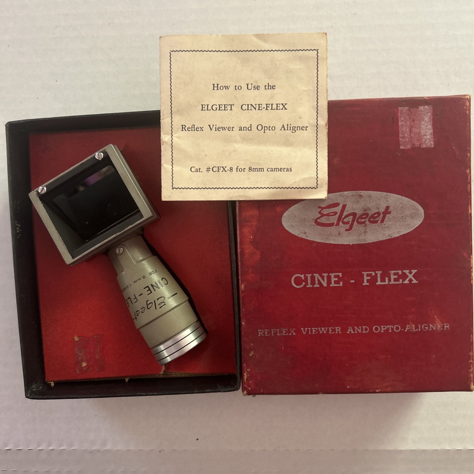 Elgeet Cine-Flex Opto-Aligner reflex viewer & Opto-Aligner