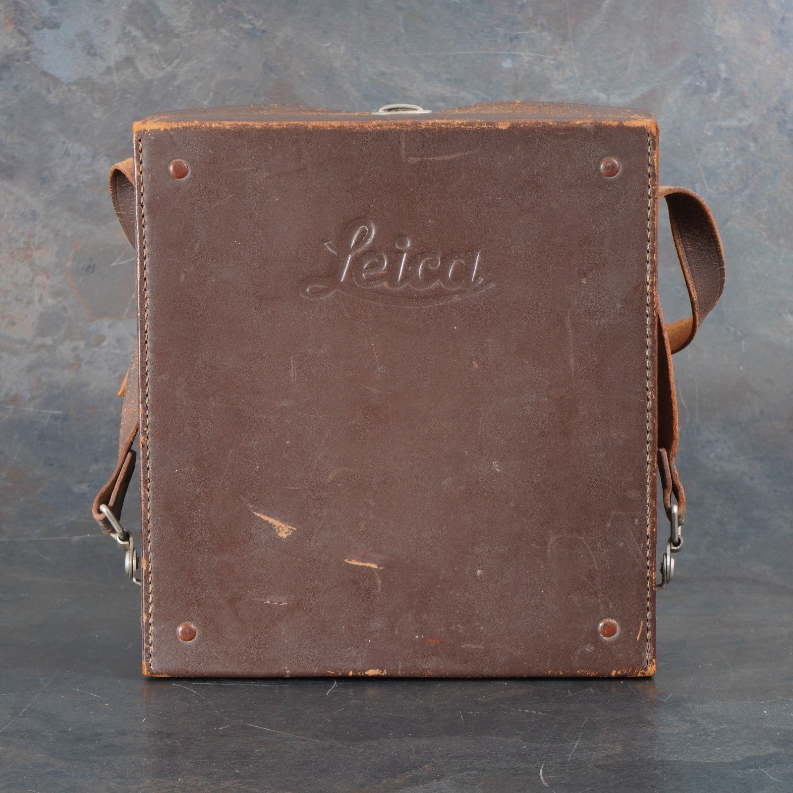 :Leica Original Brown Leather System/Outfit Case for Screw Mount Cameras (Read)