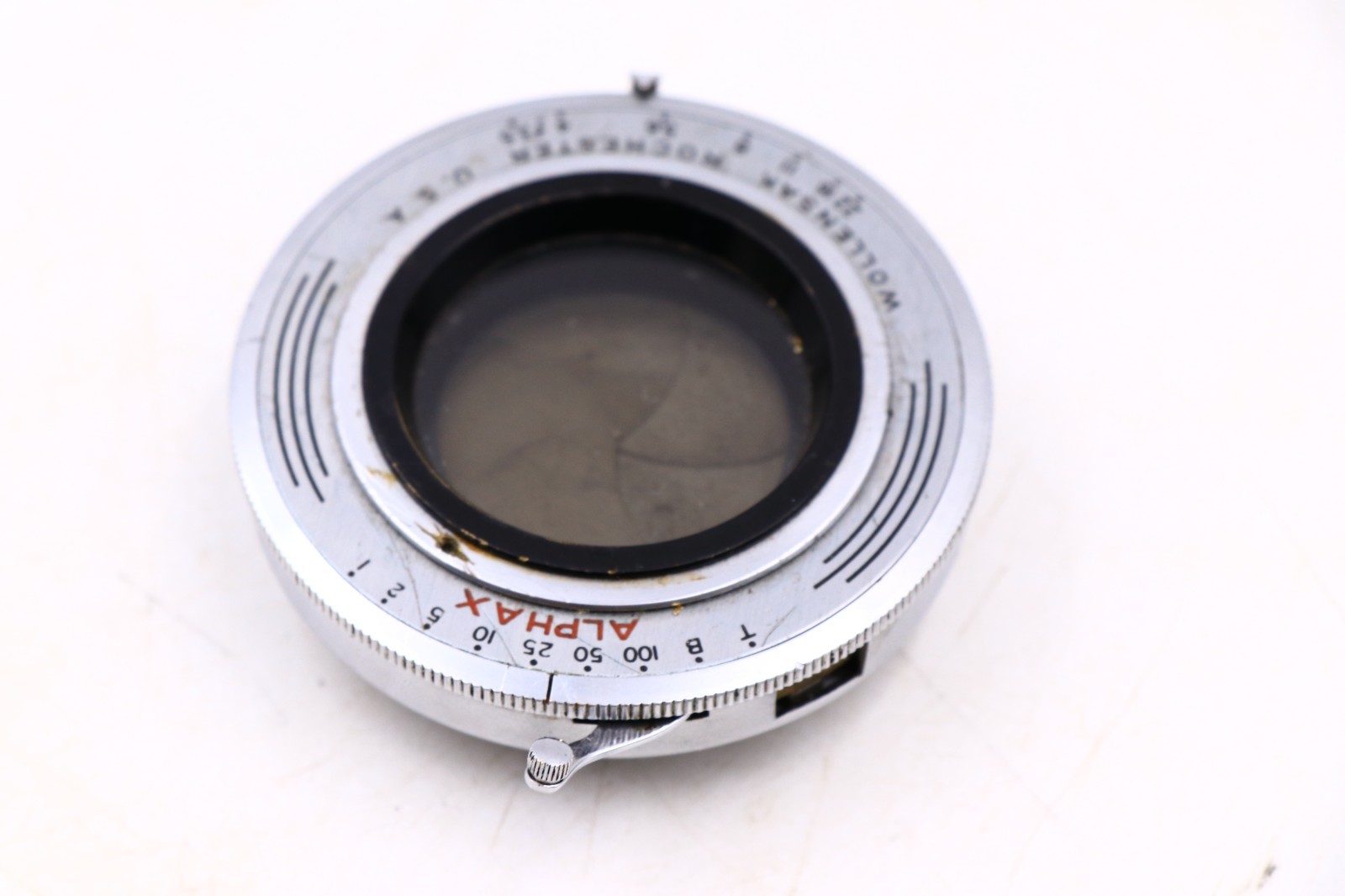 Vintage Wollensak Alphax f/3.5 Shutter Pat 1922 With Lens As Is