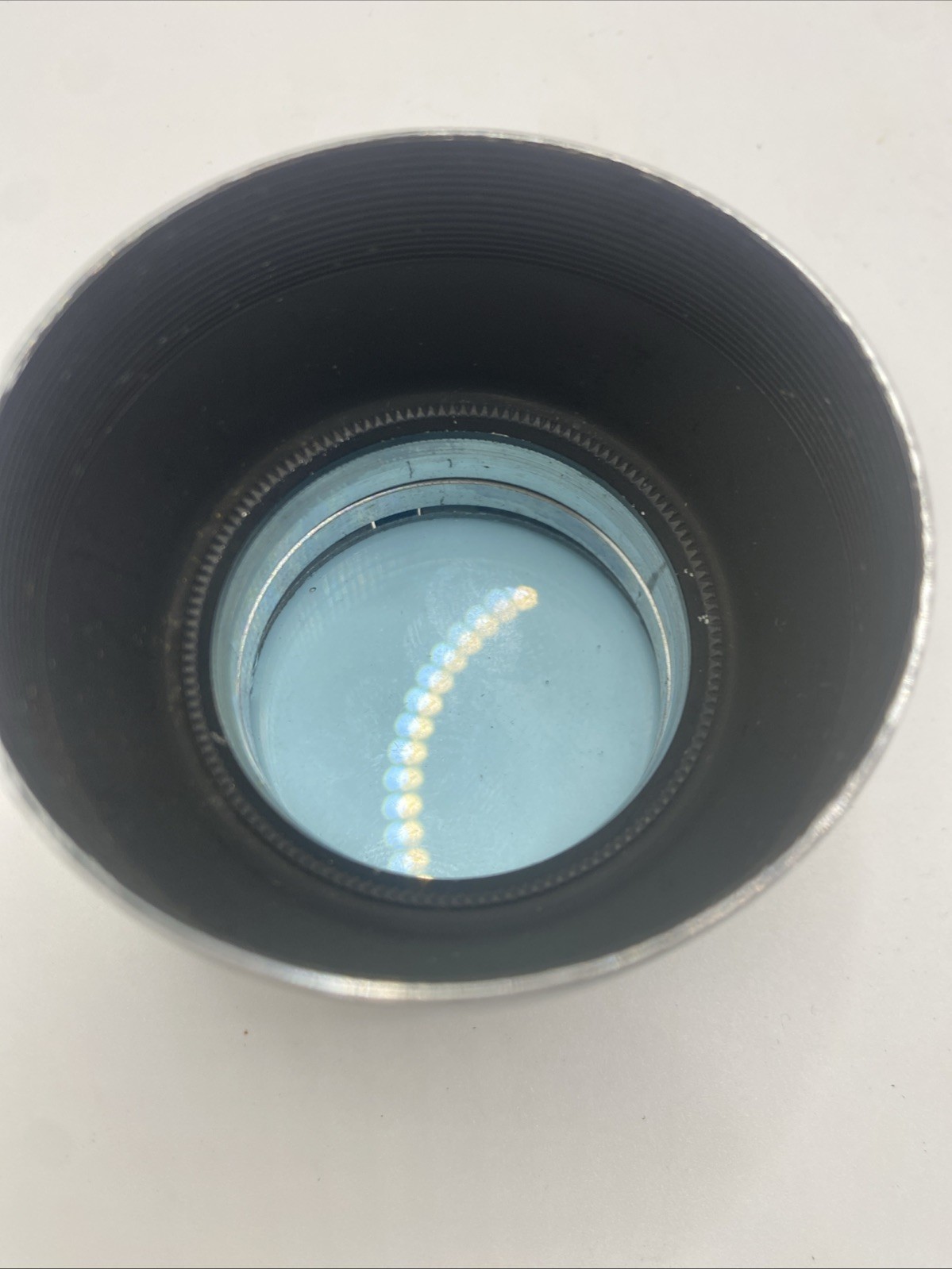 ACTINA Vintage Metal Lens Hood With 28.5mm Combined Push Fit Adapter Ring Boxed