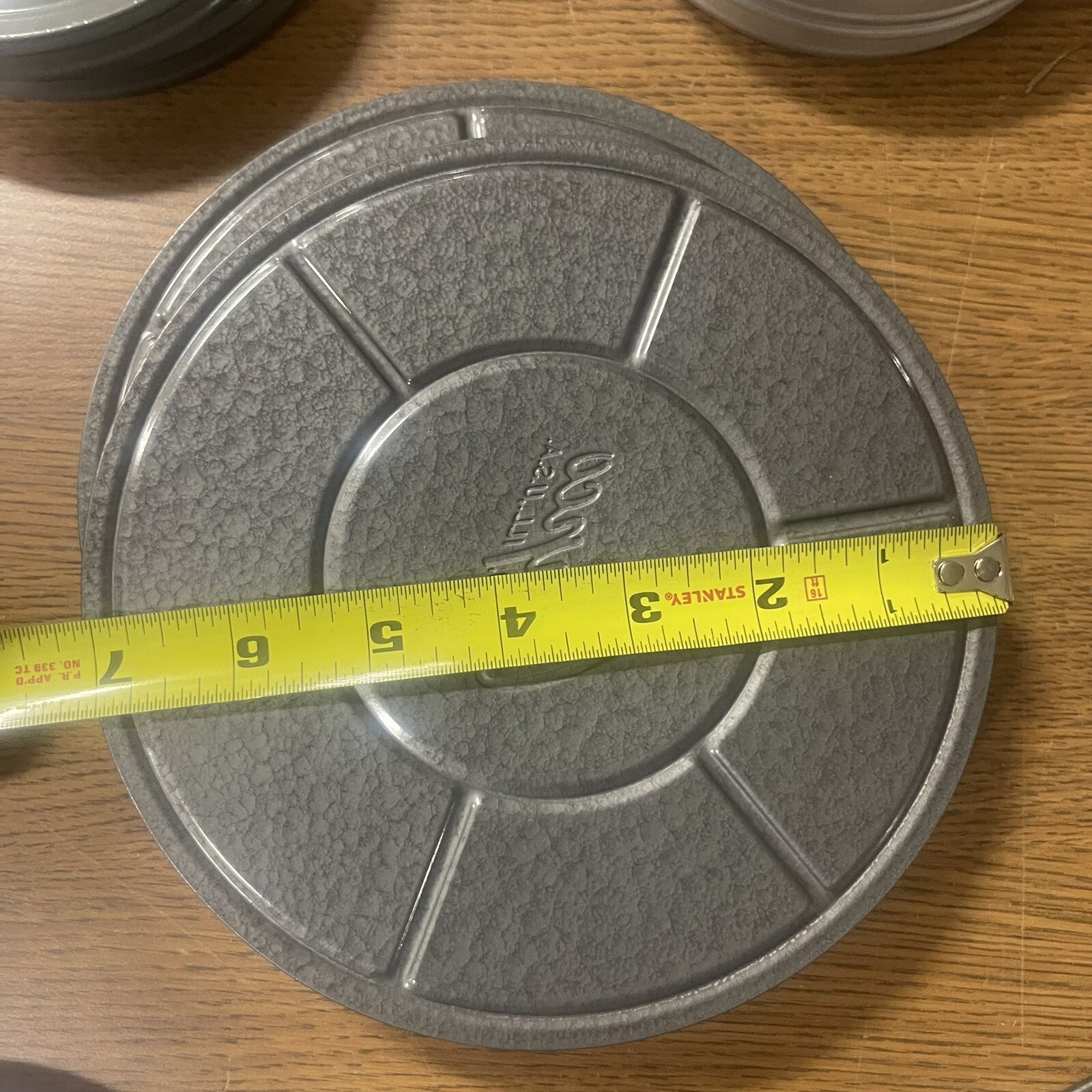 Vintage BRUMBERGER 8mm Film Canister & Reel Storage Box, Holds Includes 12 BLN