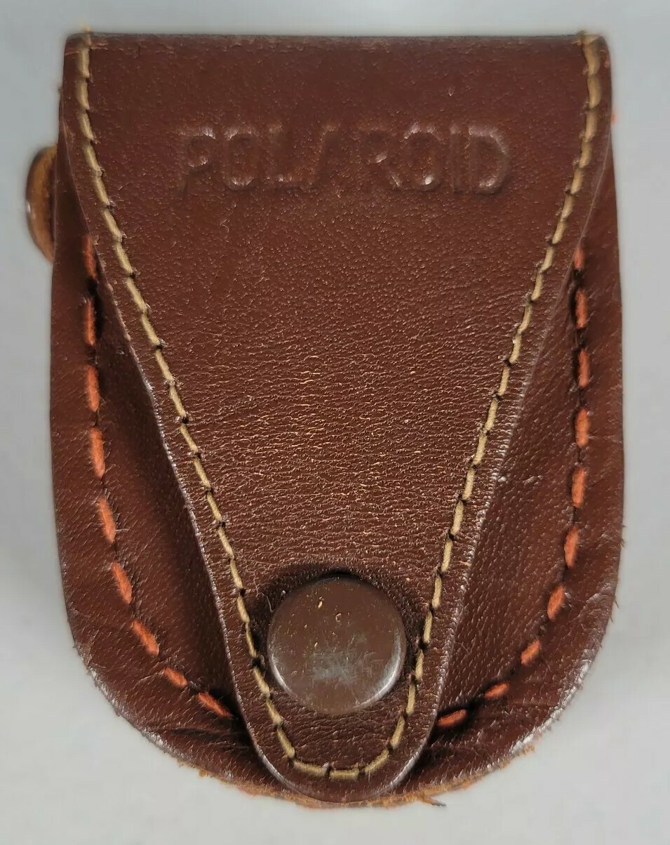 Vintage Polaroid Speed Exposure Meter with Leather Case Made in USA by GE