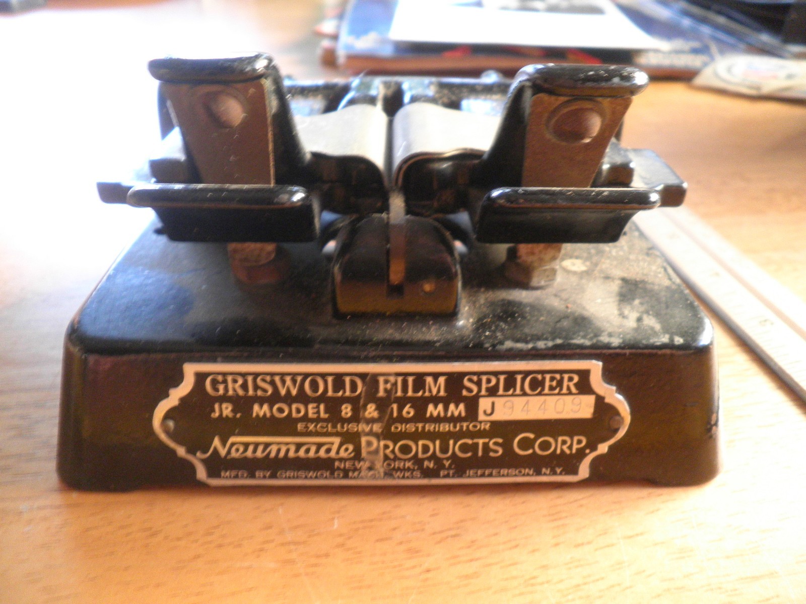 Griswold Film Splicer Jr. Model 8 16mm Newumade New York Heavy!
