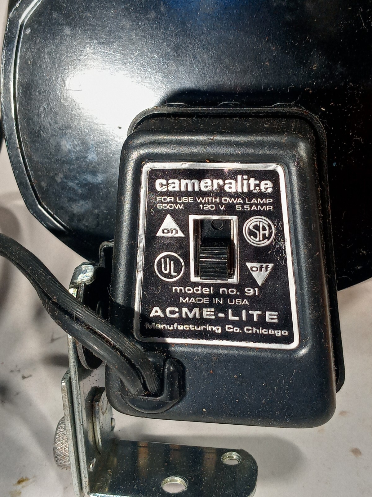 Vintage ACME-LITE TopMount Cameralite in original box! Fits All Super 8 Cameras