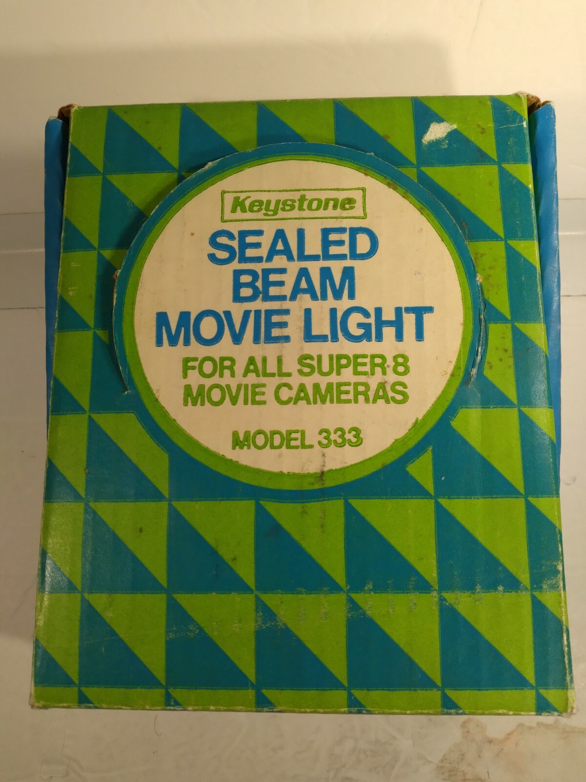Keystone Model 333 Sealed Beam Super 8 Movie Light with Original Box & Mountings
