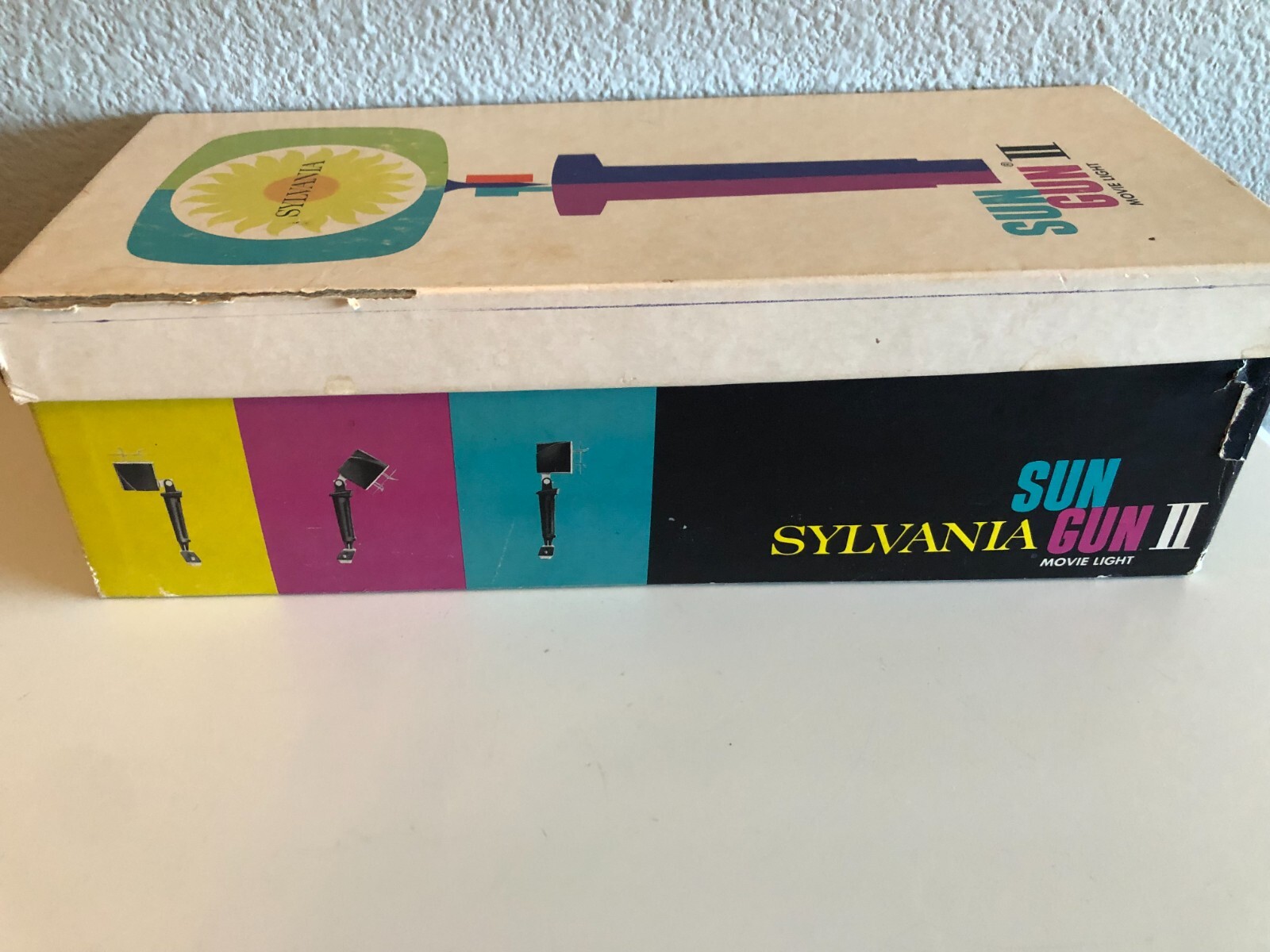 Vintage Sylvania Sun Gun II Movie Light w/Original Box – WORKS – Model SG-55