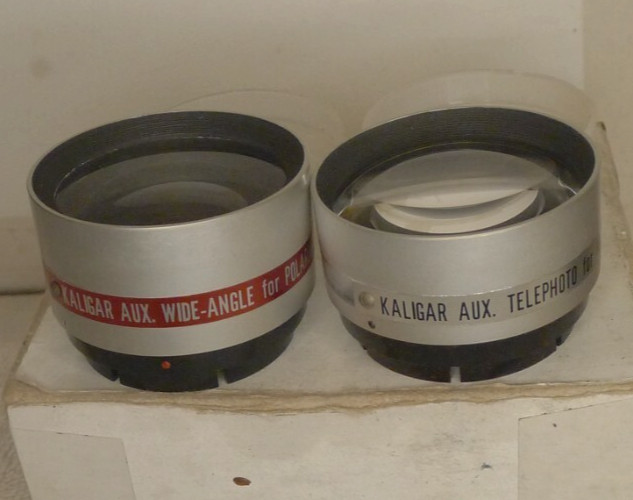 Kaligar Aux Lens Set for Polaroid Model 100 200 Series Camera +Case & Strap