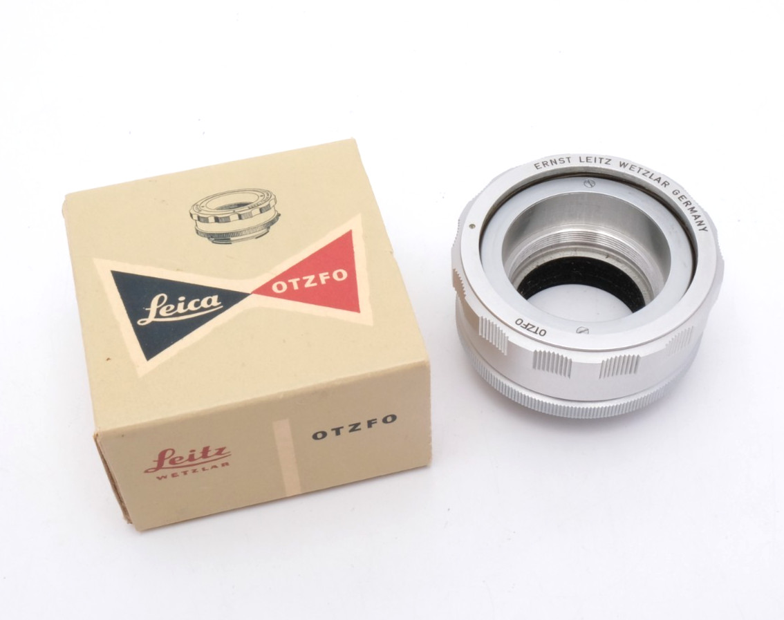 LEICA OTZFO UNIVERSAL FOCUSING MOUNT FOR VISOFLEX II & III SILVER