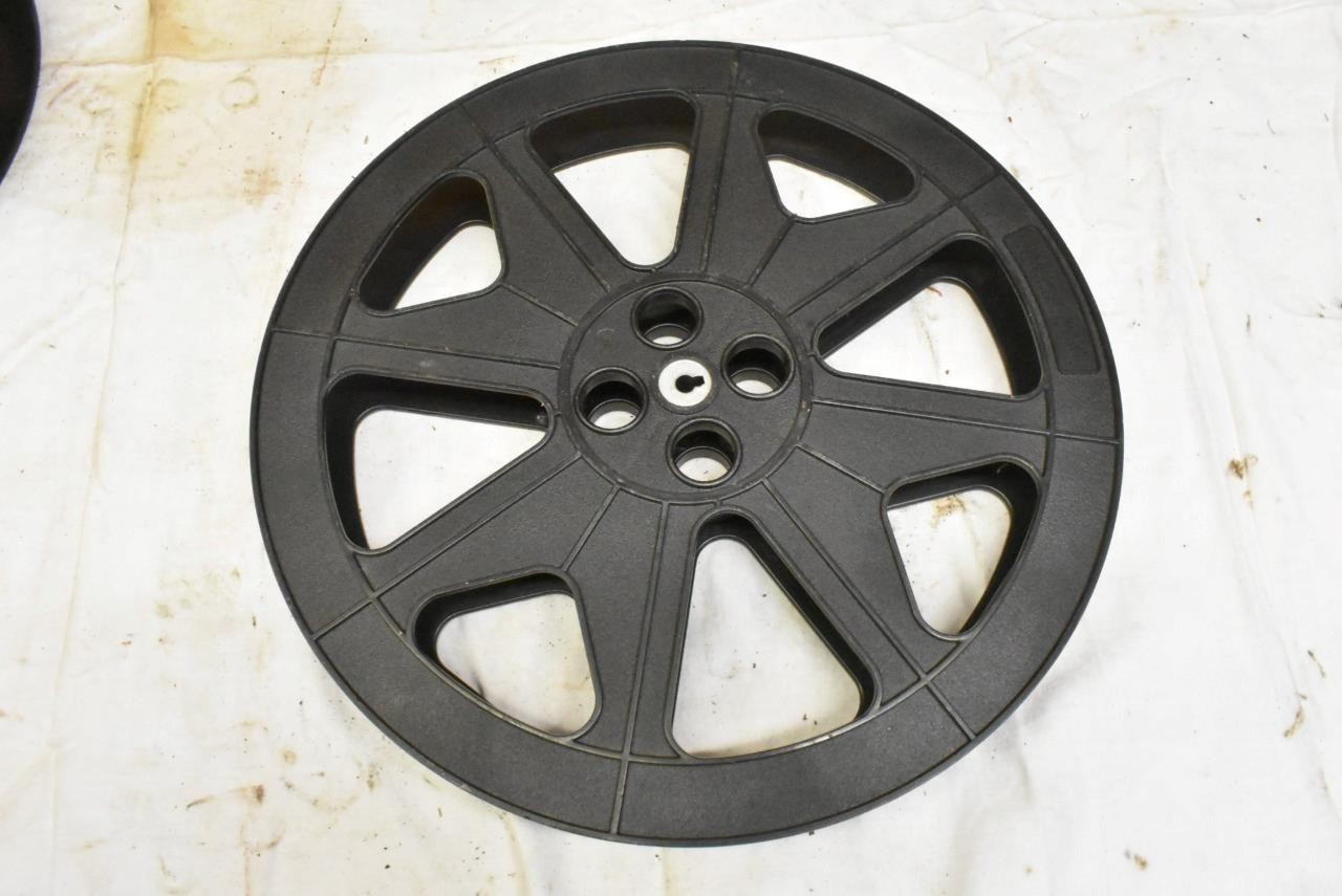 Lot of 8 Vintage Hollywood Film 35 mm Movie Theater Film Reels 14.5″