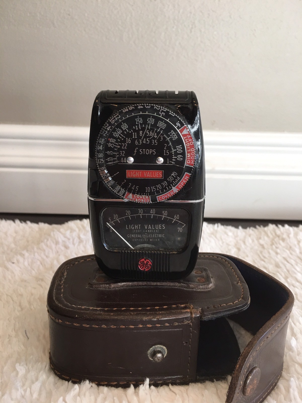 Film General Electric (GE) Light Values exposure meter Old fashioned Vintage