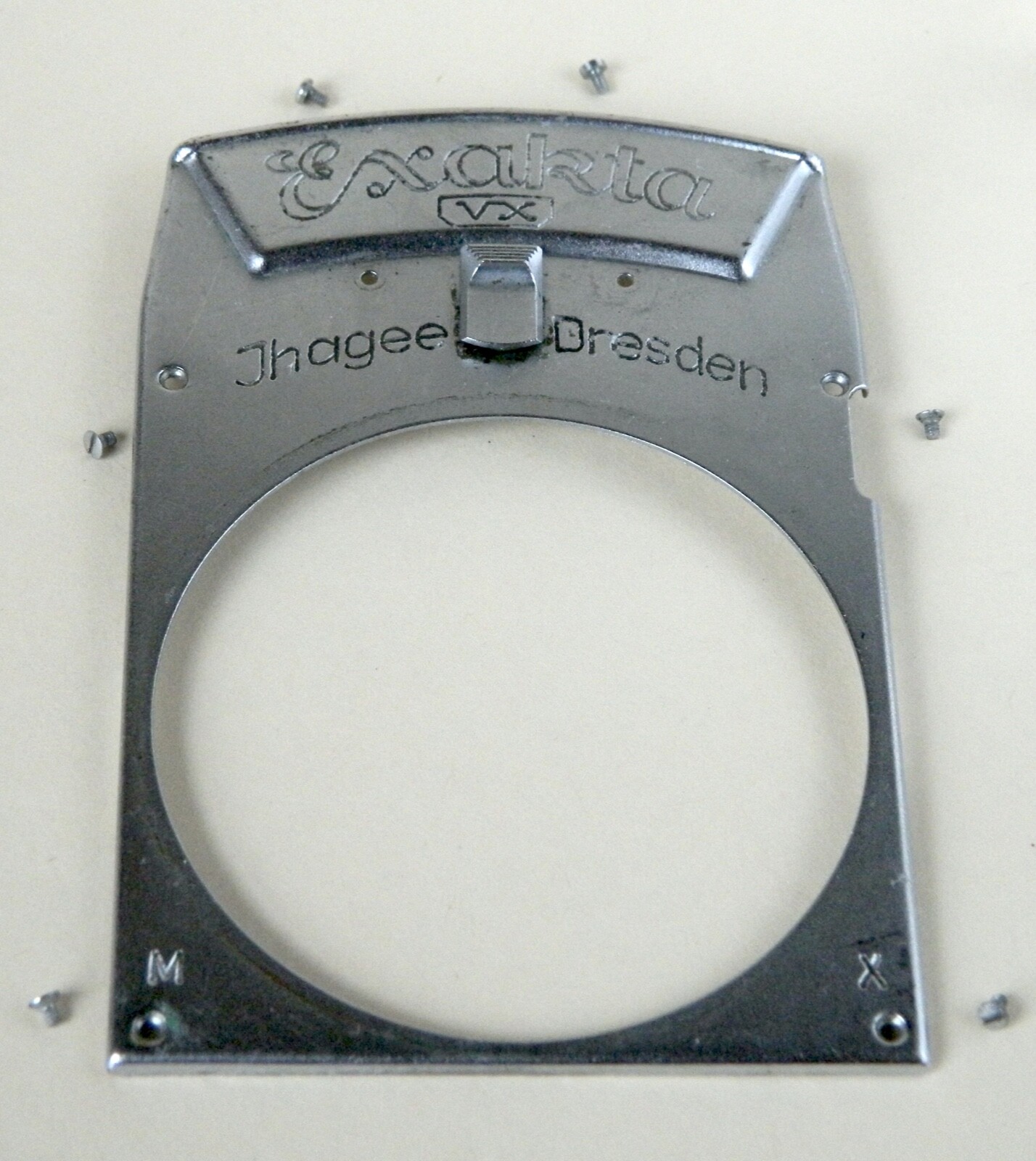 Exakta VX Front cover replacement part with screws