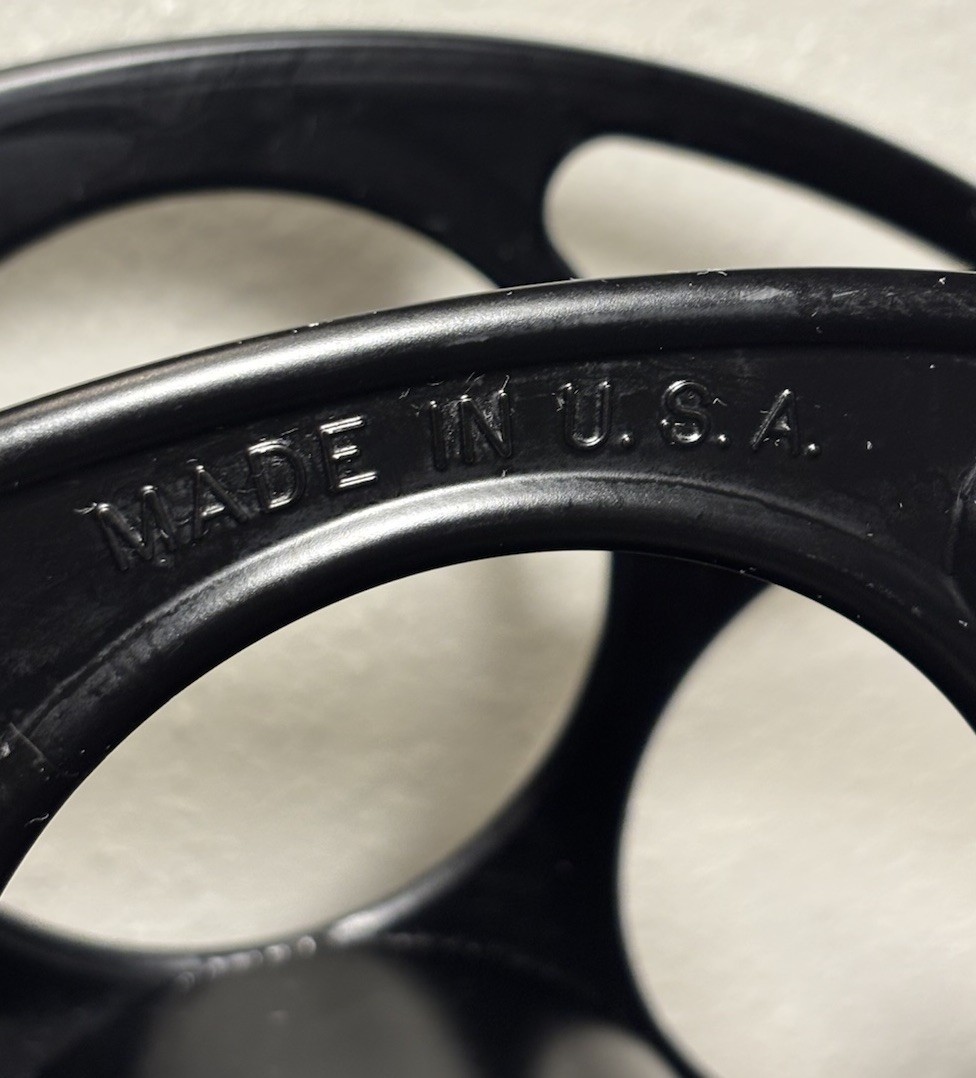 Goldberg Brothers Film Reel 15″ 35mm Theater Film Wine Rack Black