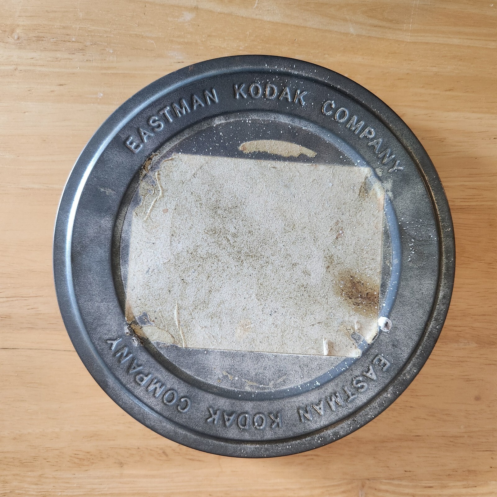 Vintage Eastman Kodak Film Reel Canister Empty 7.25 in Movie 8 mm Metal Tin