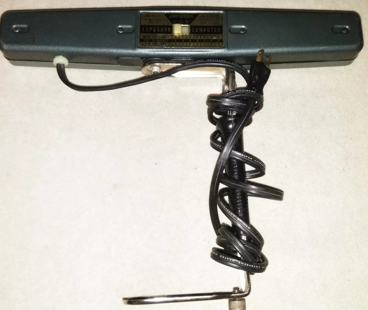 Vintage Original Acme Lite Mov-E-Lite 4 Light Bar Chicago Works