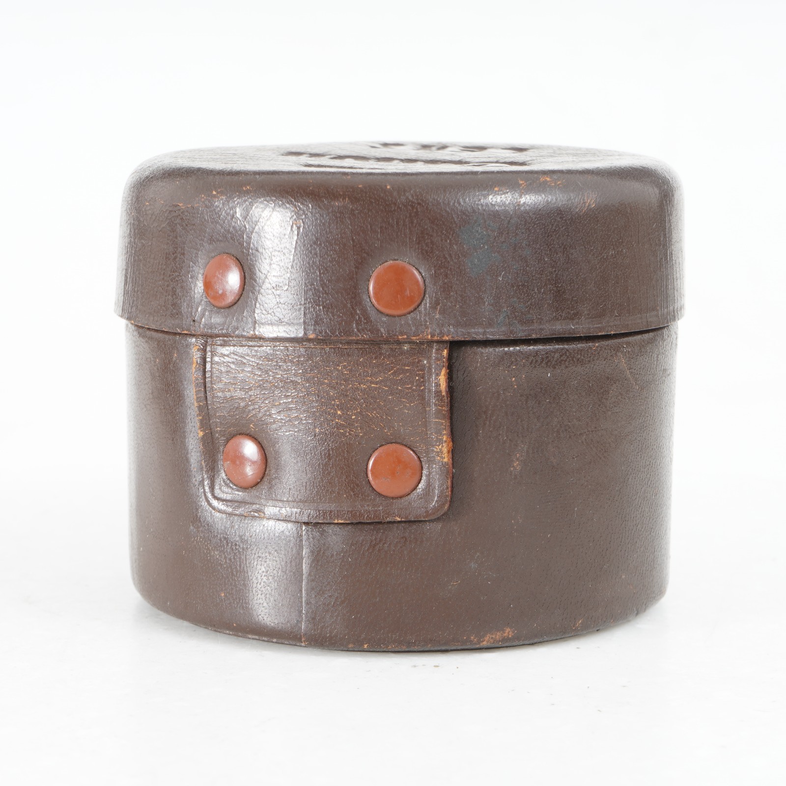 :Canon Rangefinder Brown Leather Lens Case for 28mm f/2.8 & f/3.5 LTM L39