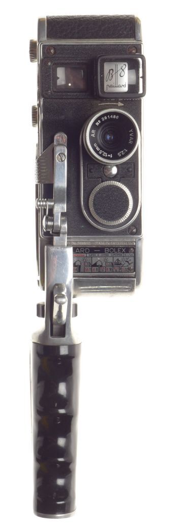Paillard bolex b8 film cine camera Yvar 1:2.5 f=12.5mm ar lens accessories box