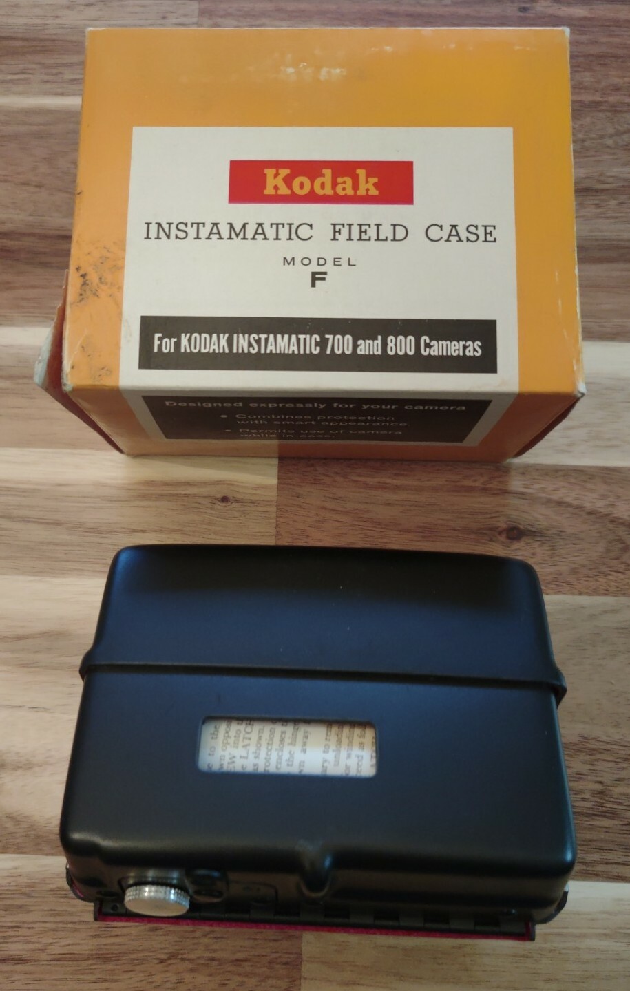Vintage Kodak Instamatic Field Case Model F in Box NOS