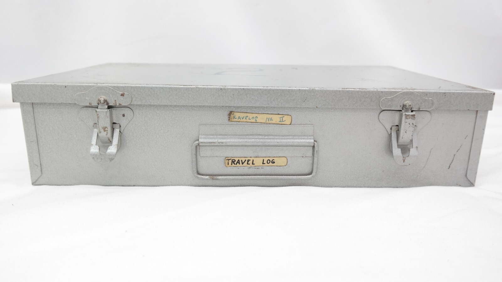 Vintage Metal 35mm Photo Slide Storage Case 13″ x 7.5″ TF