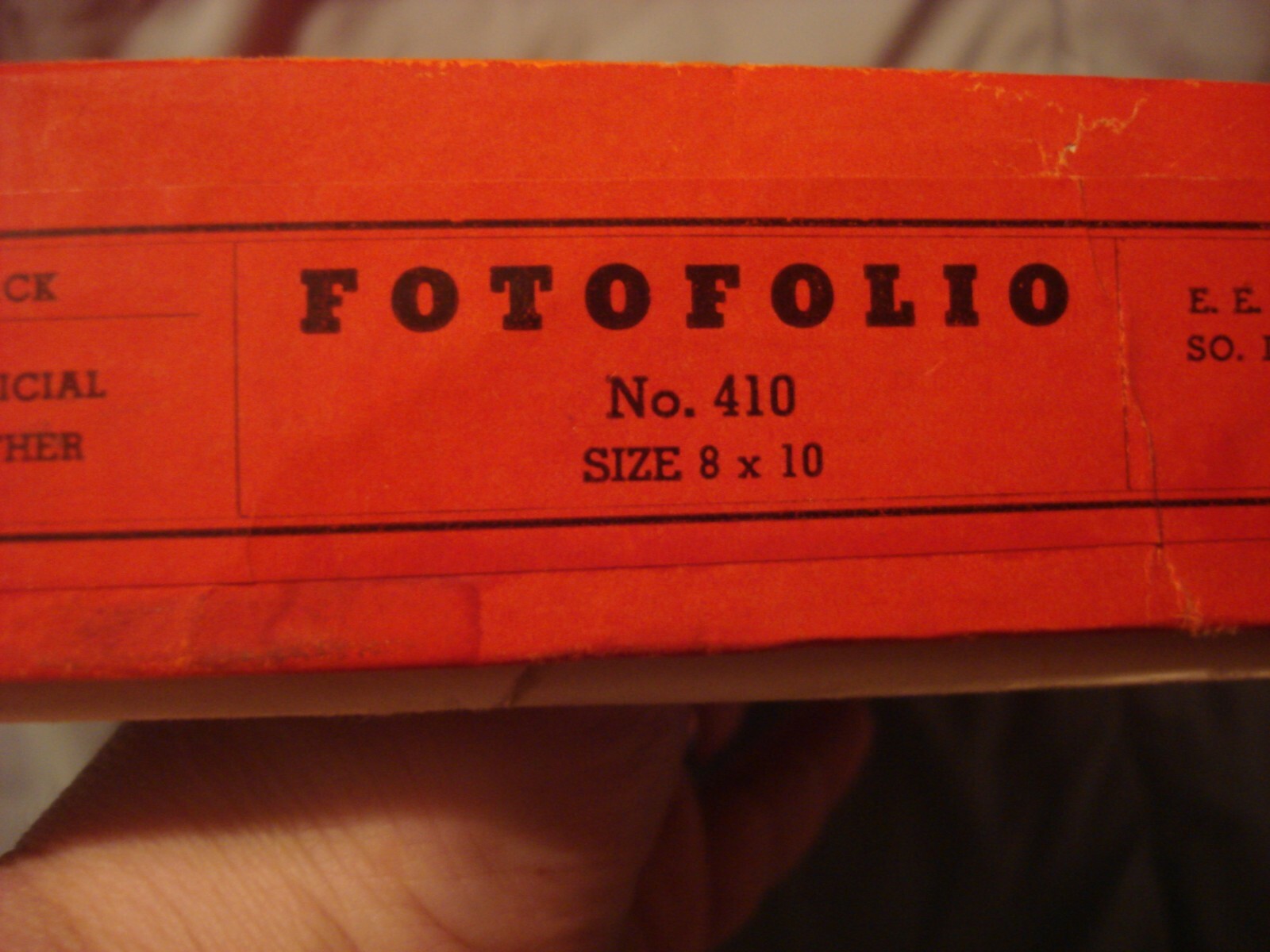 Vtg Fotofolio No. 410 View Finder Photo Keeper with Instructions & Original Box