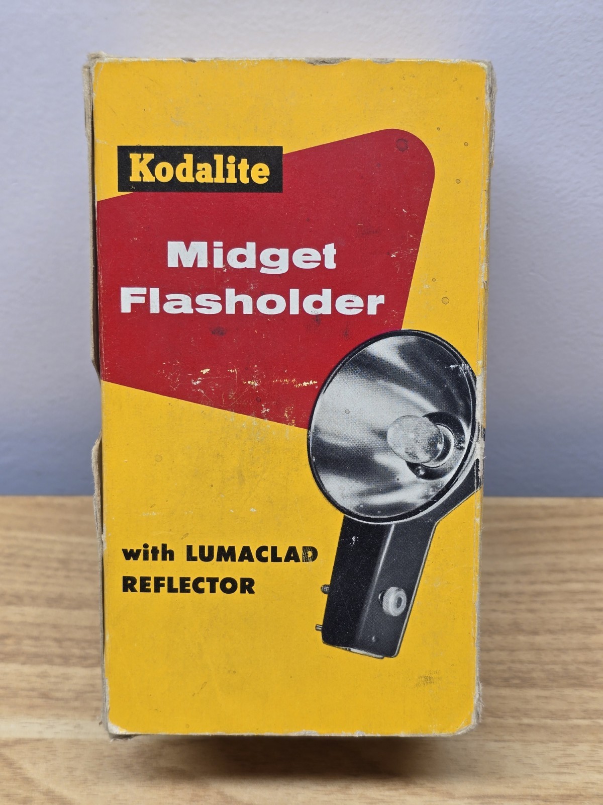 Kodalite Midget Flasholder with Lumaclad Reflector No 740 Flash In Box – No Bulb