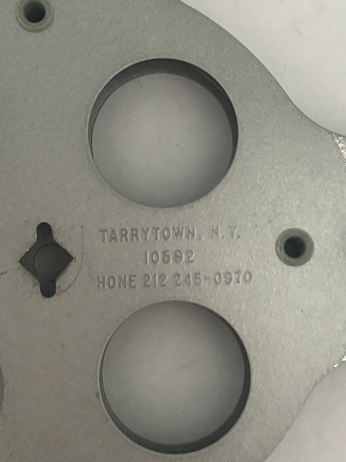 Vintage 16mm Aluminum Film Reel Motion Picture Enterprises MPE Tarrytown NY