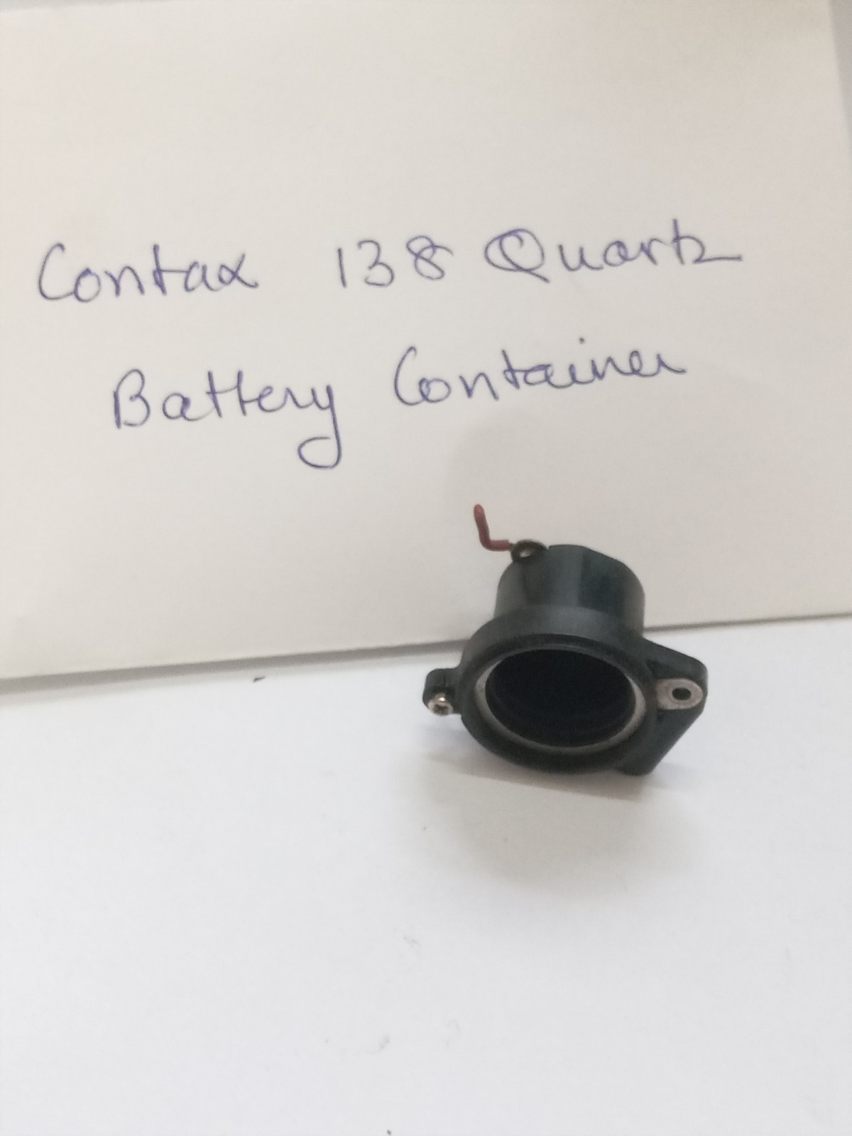 Contax 138 Quartz Battery Container Original Used Spare Part