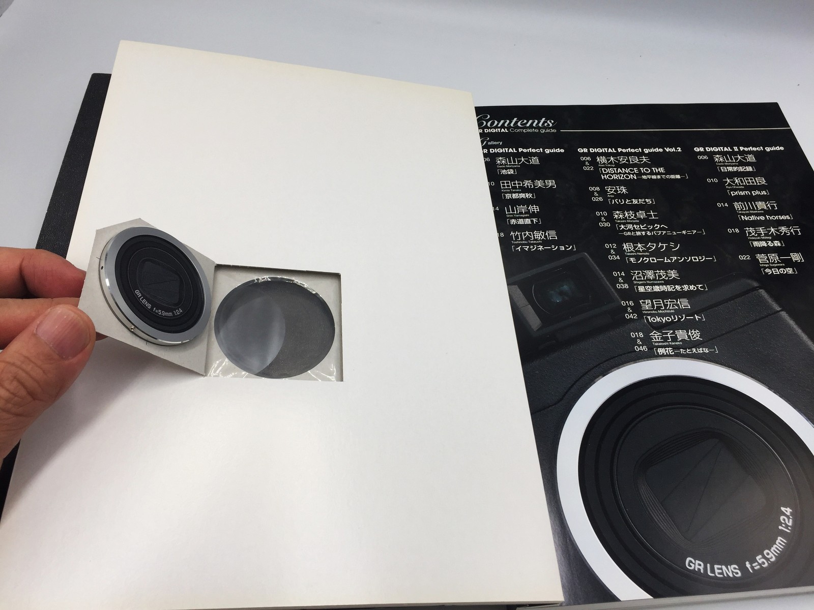 RICOH GR DIGITAL Complete Guide Japanese Book + Original Silver Ring Rare JAPAN