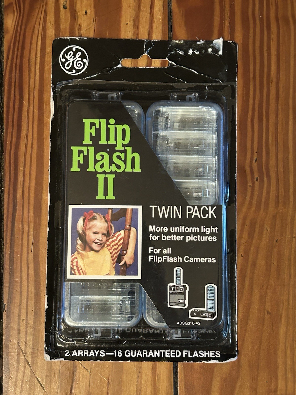 GE Flip Flash II | 2 Bars / 16 Flashes, For FlipFlash Cameras NEW