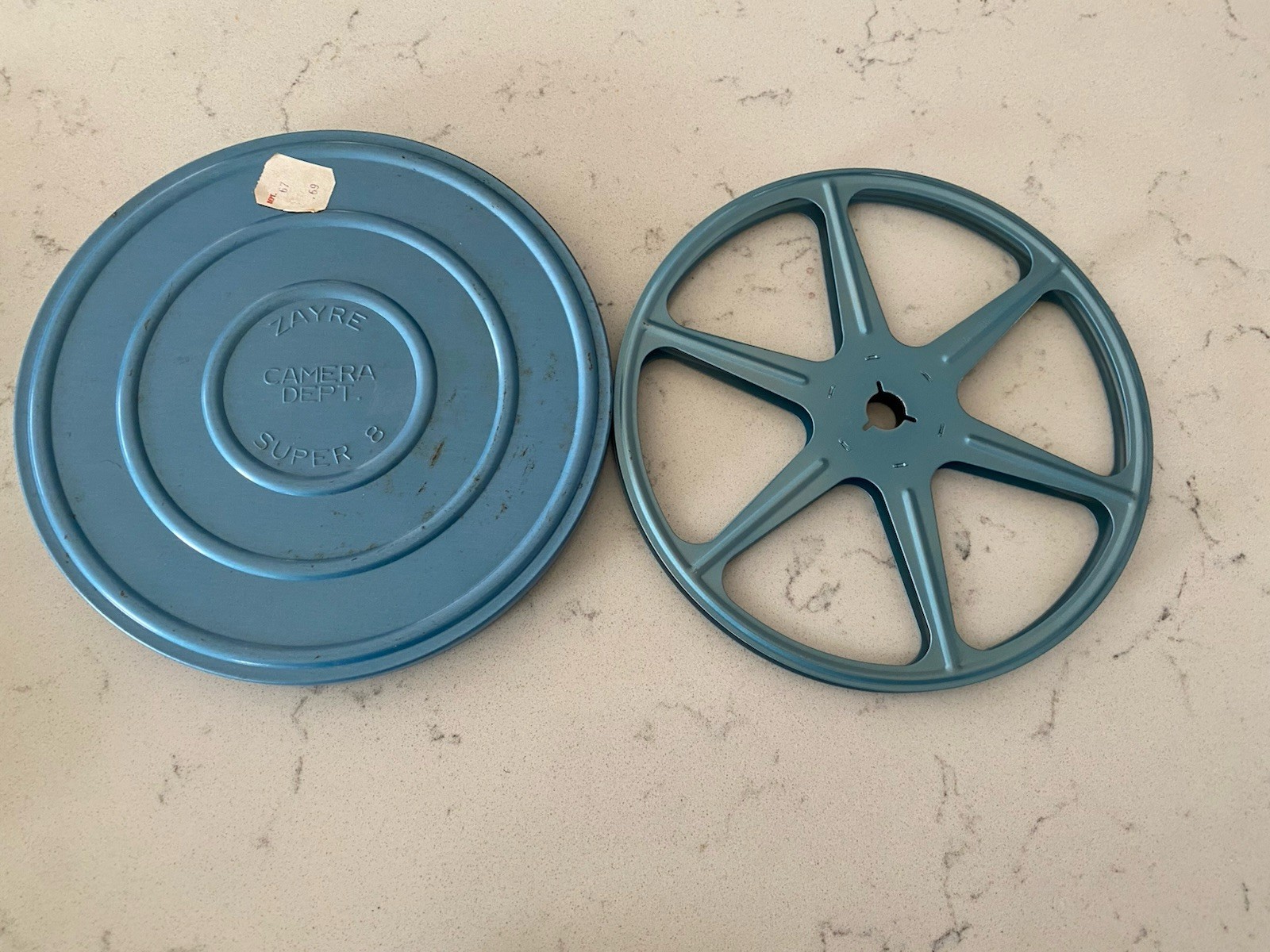 Vintage Film Reels & Canisters 6 Reels 13 Total 19