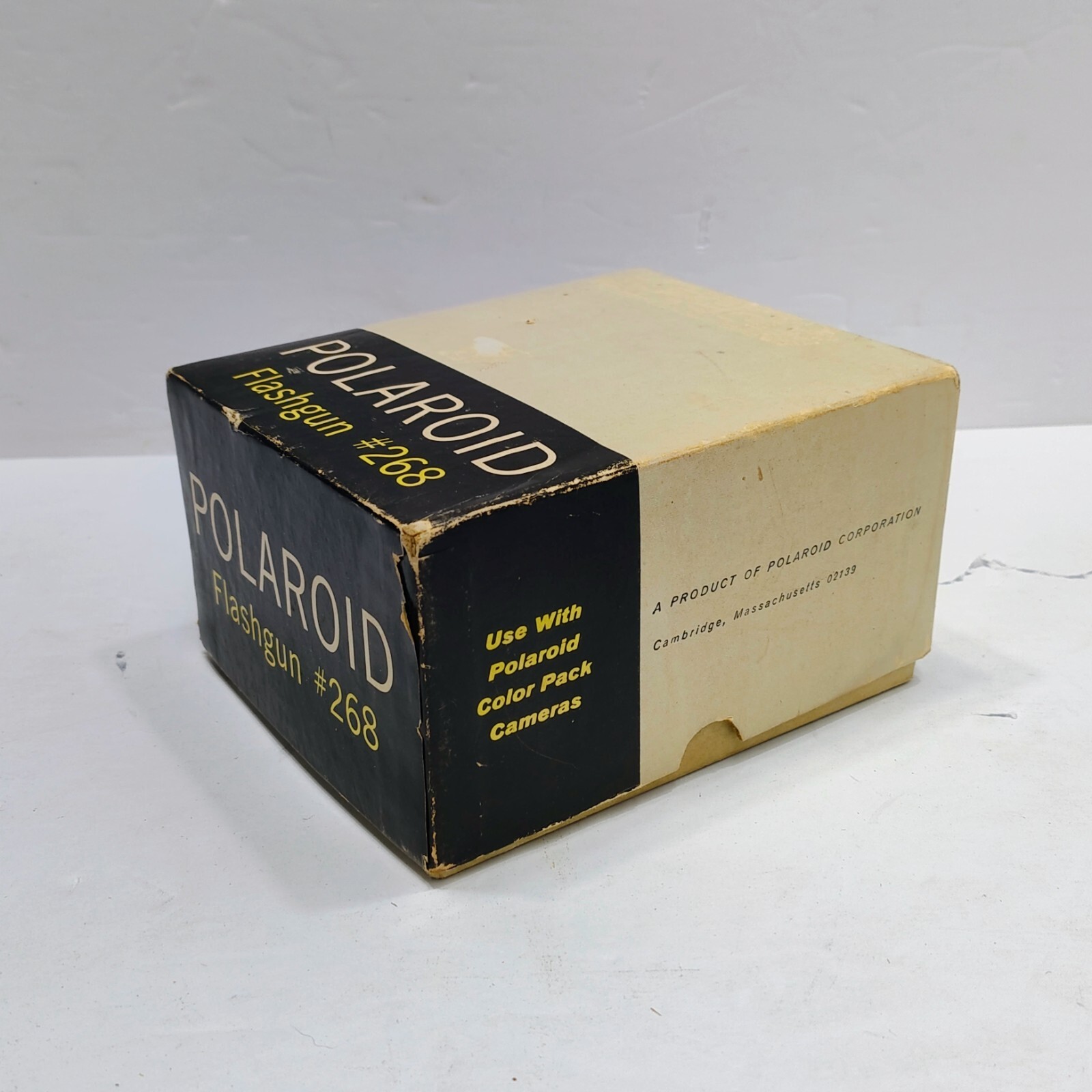 Polaroid Flashgun #268 with Original Box – Vintage Accessory for Automatic Land