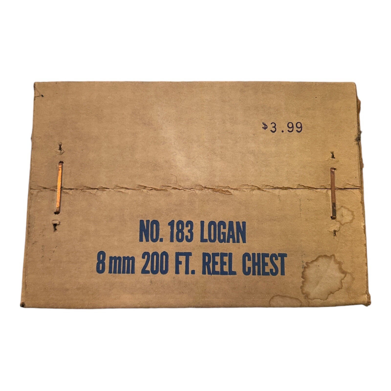 Vintage Logan Deluxe Metal 8mm Film Reel Chest 12 Slots UNOPENED!!!