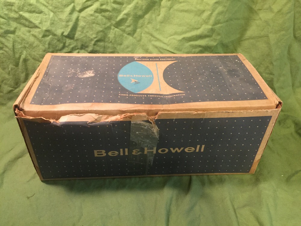 VINTAGE Bell & Howell Flood Lights For Indoor Movies #34916 Original Box/Bulbs