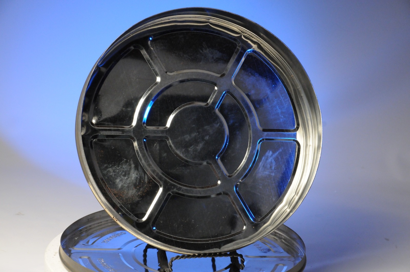 Vintage 32mm Film Reel Canister Eastman Kodak Sound media Metal Wall Decor 11”