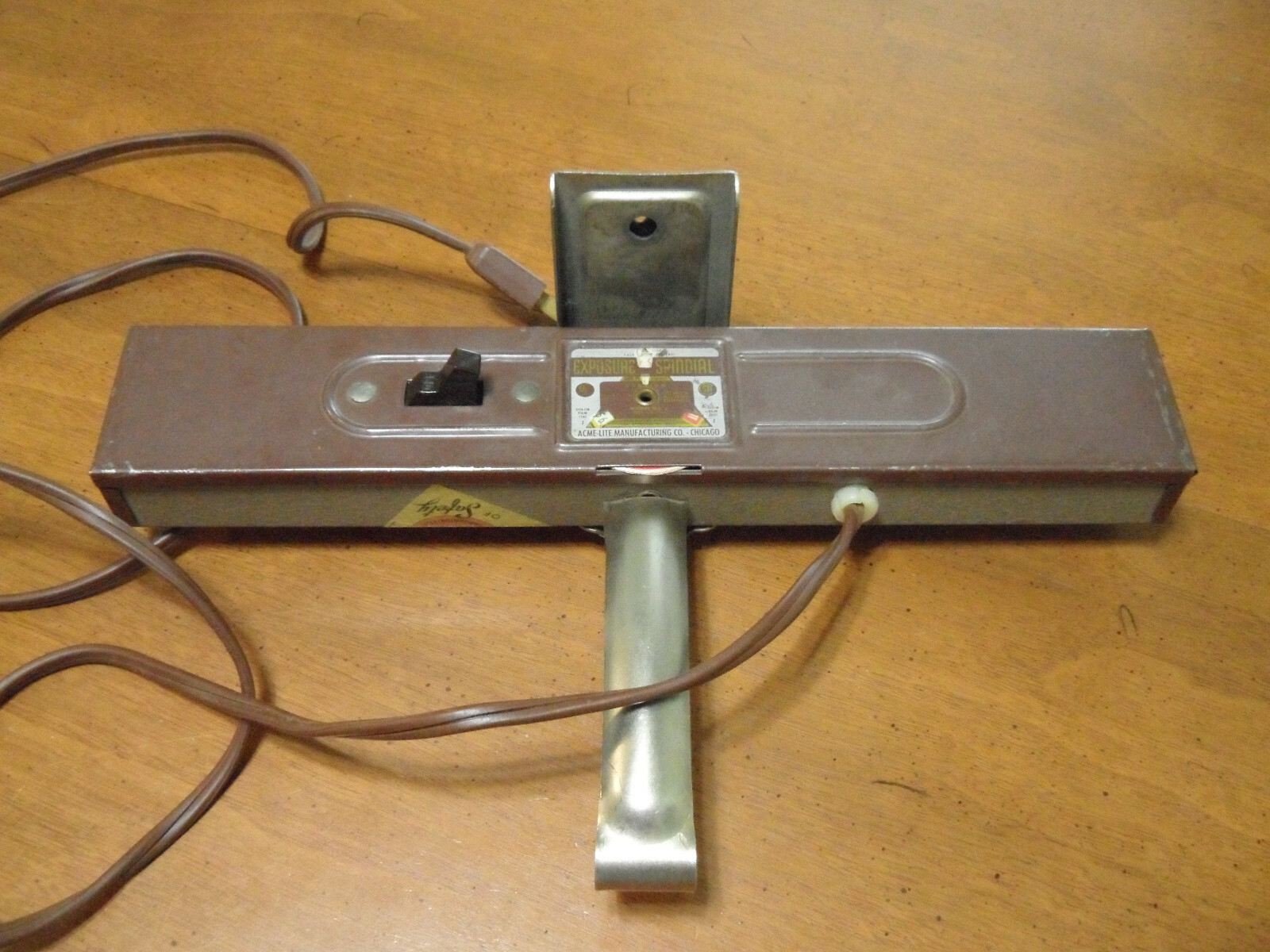 Vintage Acme Lite Mov-E-Lite 2-Bulb Acme-lite Mov-E-Lite Model No. 2 Working