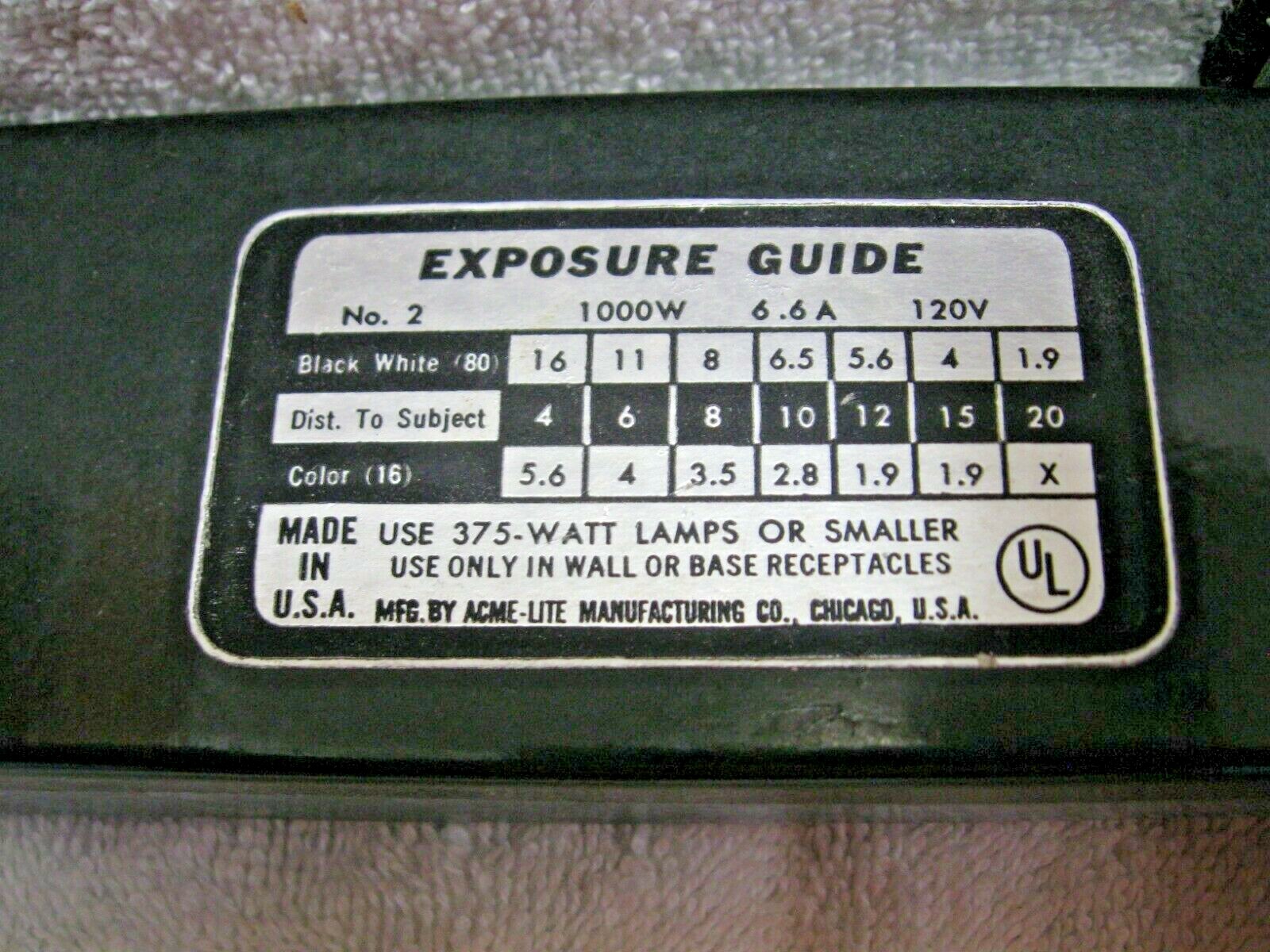 Vintage Collectible MOV-E-LITE 2 Bulb Fixture With Original Box-Camera-Photo-RV!