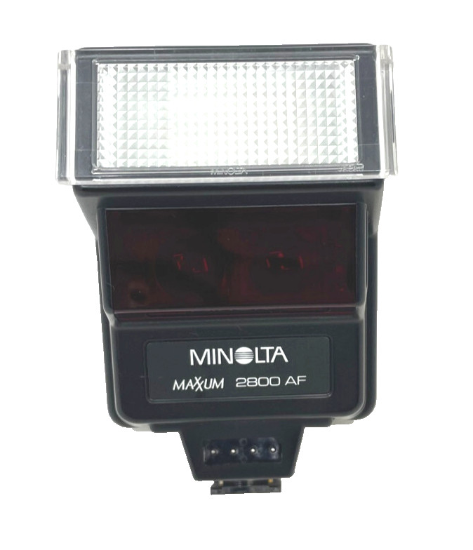Minolta Flash Maxxum 2800 AF | Shoe Mount with Carry Case