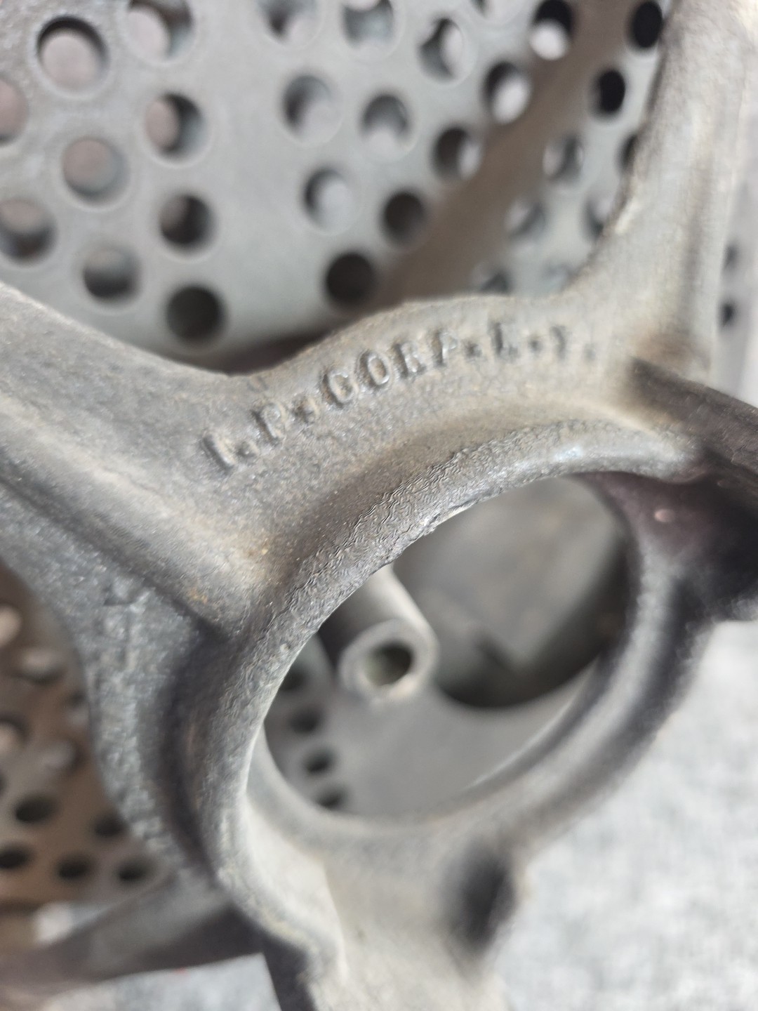 Vtg Simplex Projector Ventilated Flywheel Cooling Disc 1400 D Carbon Arc Vtg #3