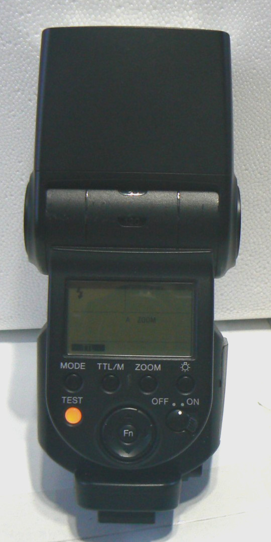 Sony HVL-F43AM Camera Hot Shoe Flash with Slide Out Diffuser – Works TESTED
