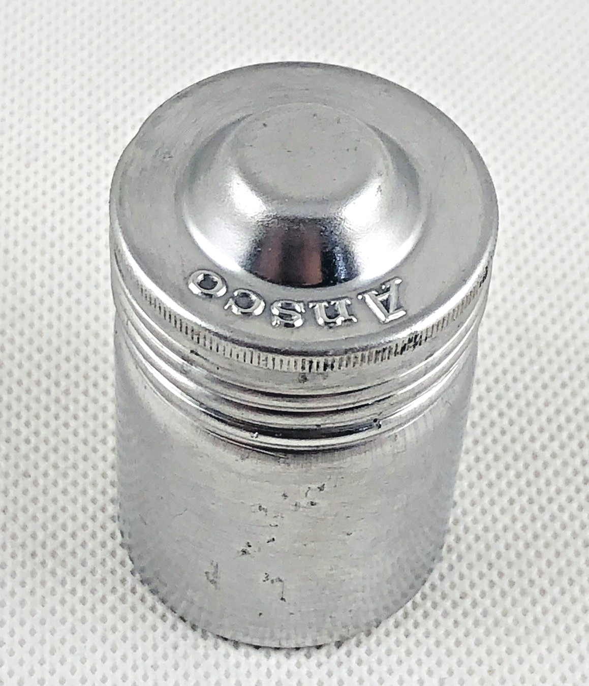 Vintage 35mm Adox and Ansco Aluminum Screw Top Film Canisters