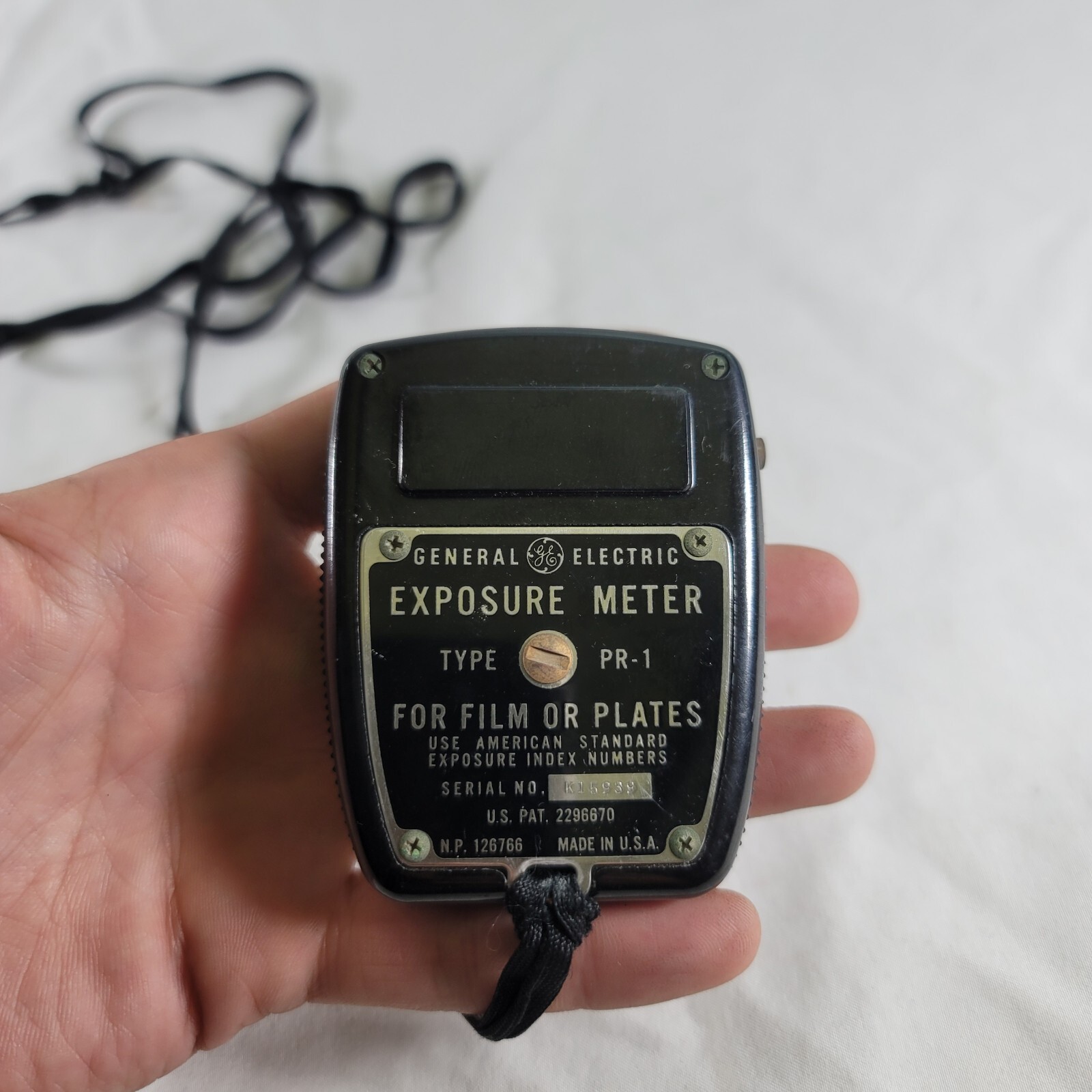 Vintage Rare General Electric PR-1 Exposure Meter Film Or Plates