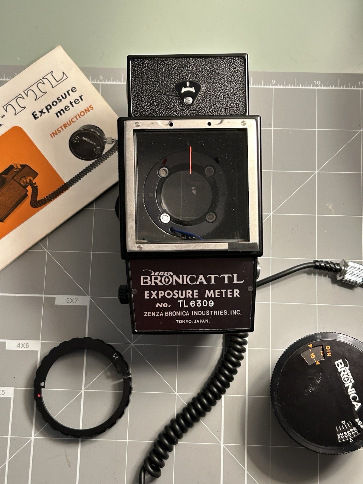 Bronica S2 S2A TTL Exposure Meter Finder And Manual