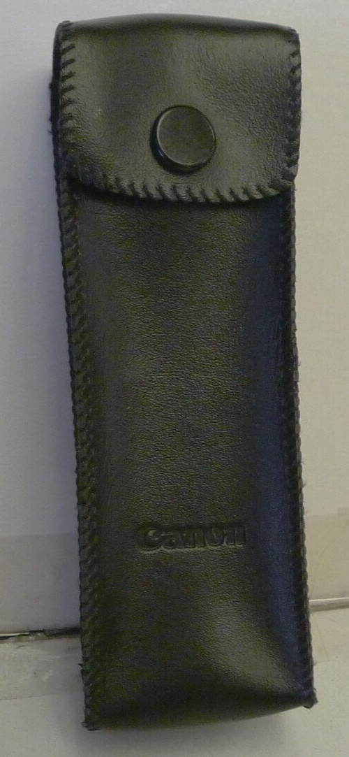 Canon Black Snap Case 5 3/4″ x 1 7/8″ x 1 5/8″ – CASE ONLY -Japan -Vintage