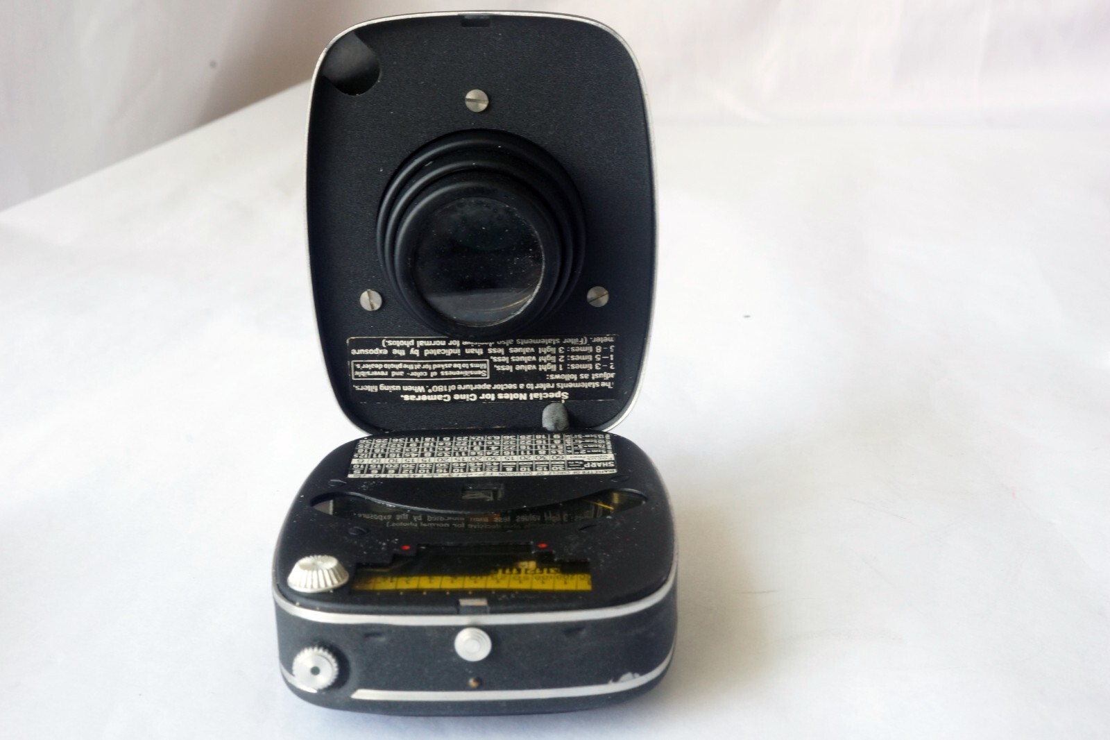 BERTRAM STANDARD LIGHT, EXPOSURE METER with Leather Case Made in Germany as is