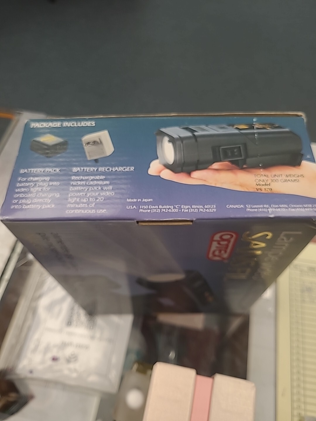 Genuine Optex (VS170) Cordless Video Light / Flash Camera Accessories.